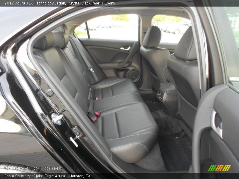 Crystal Black Pearl / Ebony 2012 Acura TSX Technology Sedan
