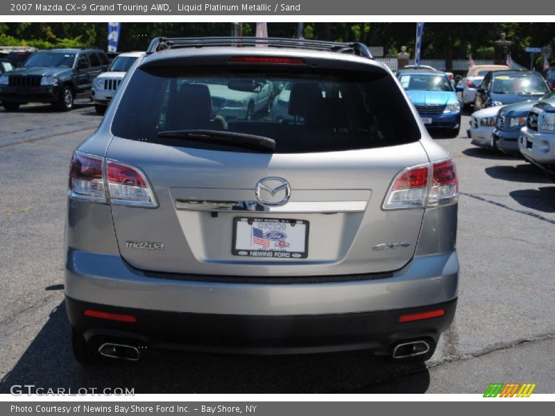 Liquid Platinum Metallic / Sand 2007 Mazda CX-9 Grand Touring AWD