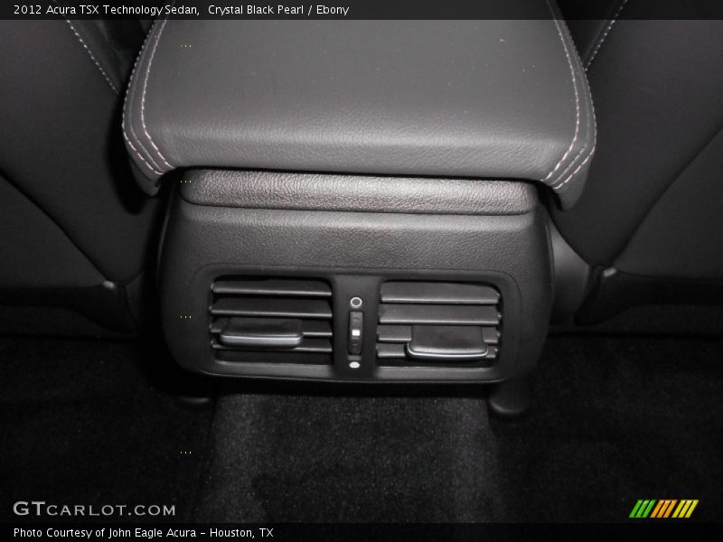 Crystal Black Pearl / Ebony 2012 Acura TSX Technology Sedan