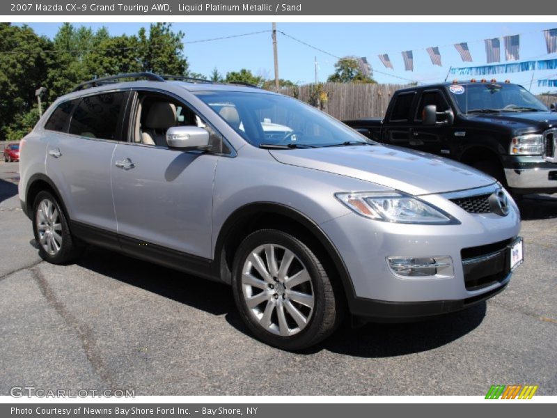Liquid Platinum Metallic / Sand 2007 Mazda CX-9 Grand Touring AWD