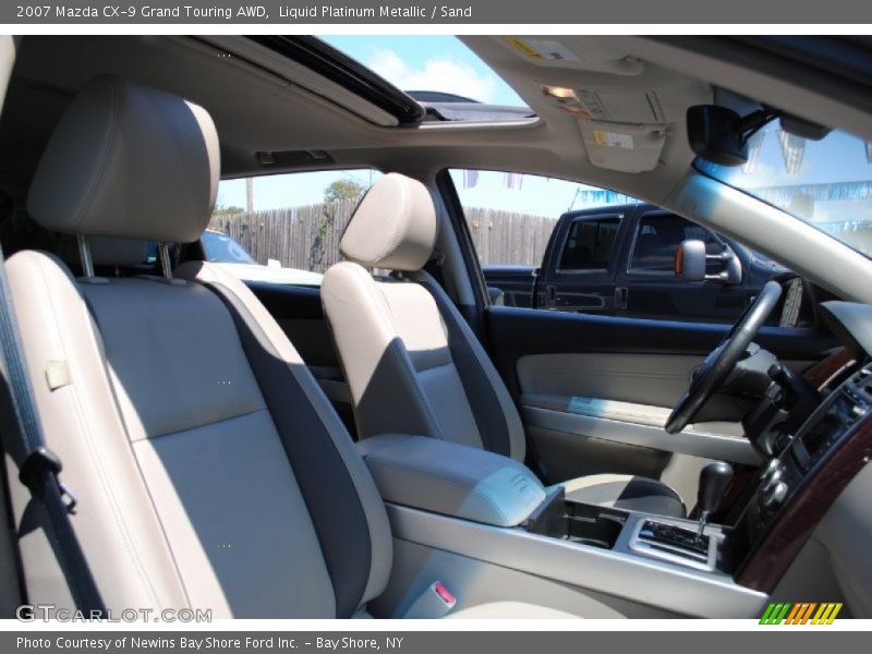 Liquid Platinum Metallic / Sand 2007 Mazda CX-9 Grand Touring AWD