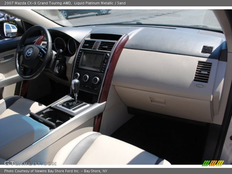 Liquid Platinum Metallic / Sand 2007 Mazda CX-9 Grand Touring AWD