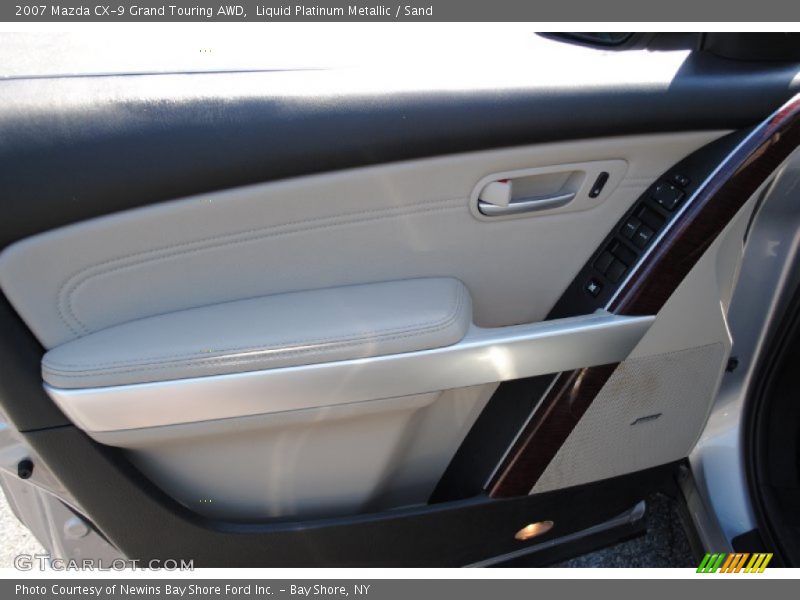 Liquid Platinum Metallic / Sand 2007 Mazda CX-9 Grand Touring AWD