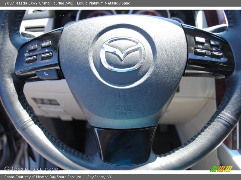 Liquid Platinum Metallic / Sand 2007 Mazda CX-9 Grand Touring AWD