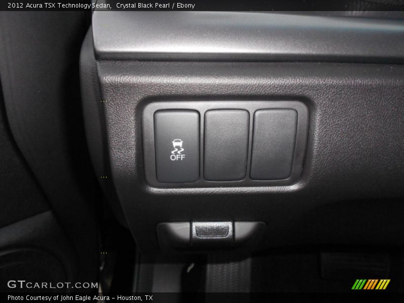 Crystal Black Pearl / Ebony 2012 Acura TSX Technology Sedan