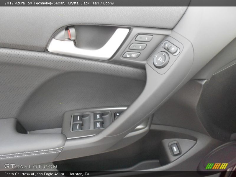 Crystal Black Pearl / Ebony 2012 Acura TSX Technology Sedan