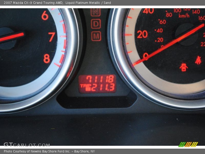 Liquid Platinum Metallic / Sand 2007 Mazda CX-9 Grand Touring AWD