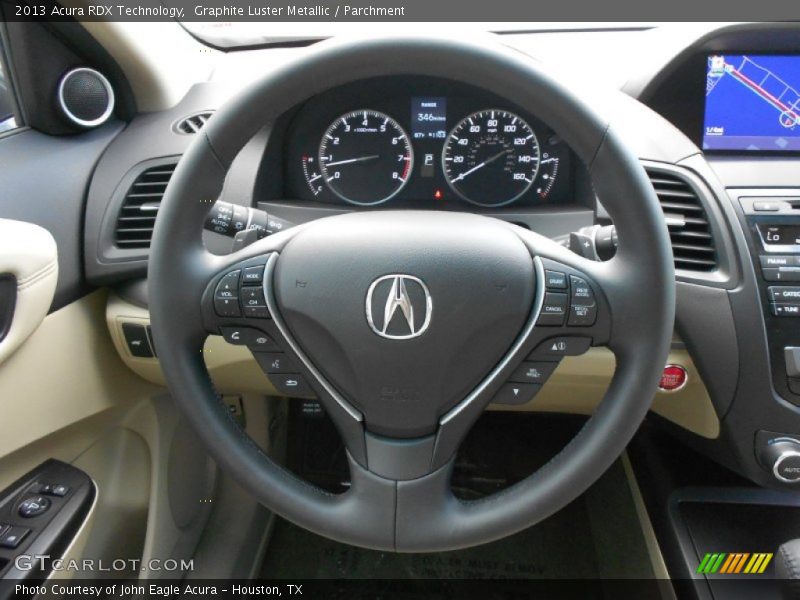 Graphite Luster Metallic / Parchment 2013 Acura RDX Technology