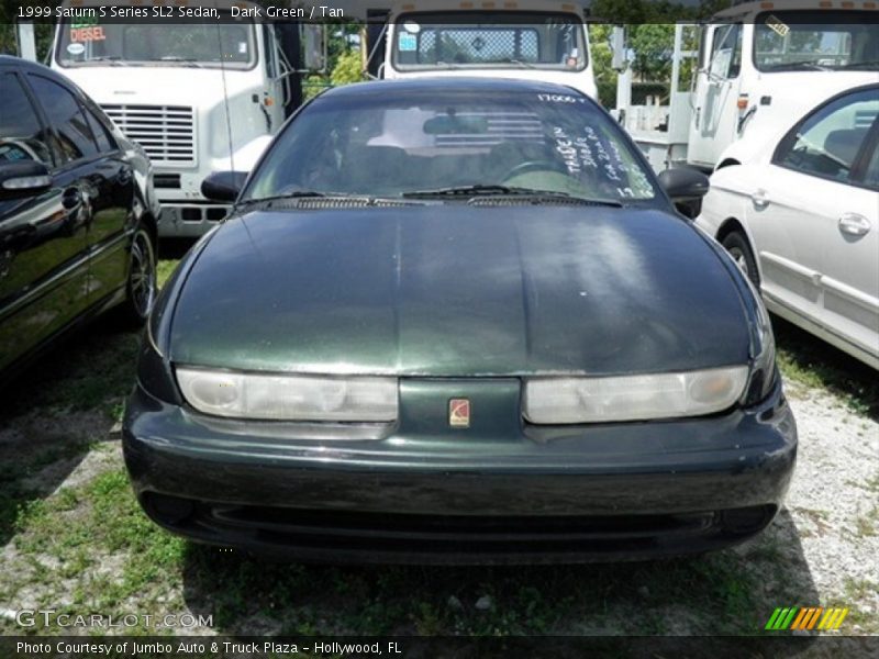 Dark Green / Tan 1999 Saturn S Series SL2 Sedan