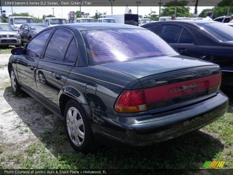 Dark Green / Tan 1999 Saturn S Series SL2 Sedan