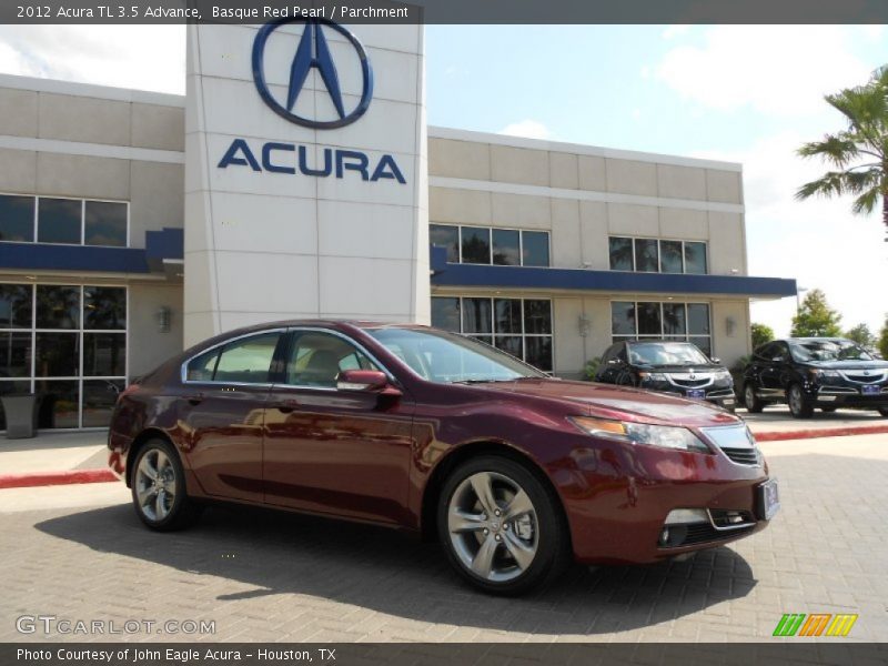 Basque Red Pearl / Parchment 2012 Acura TL 3.5 Advance