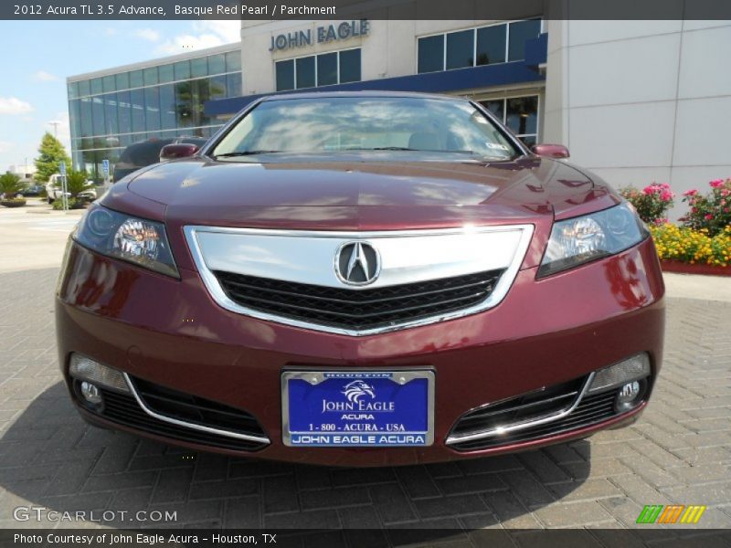 Basque Red Pearl / Parchment 2012 Acura TL 3.5 Advance