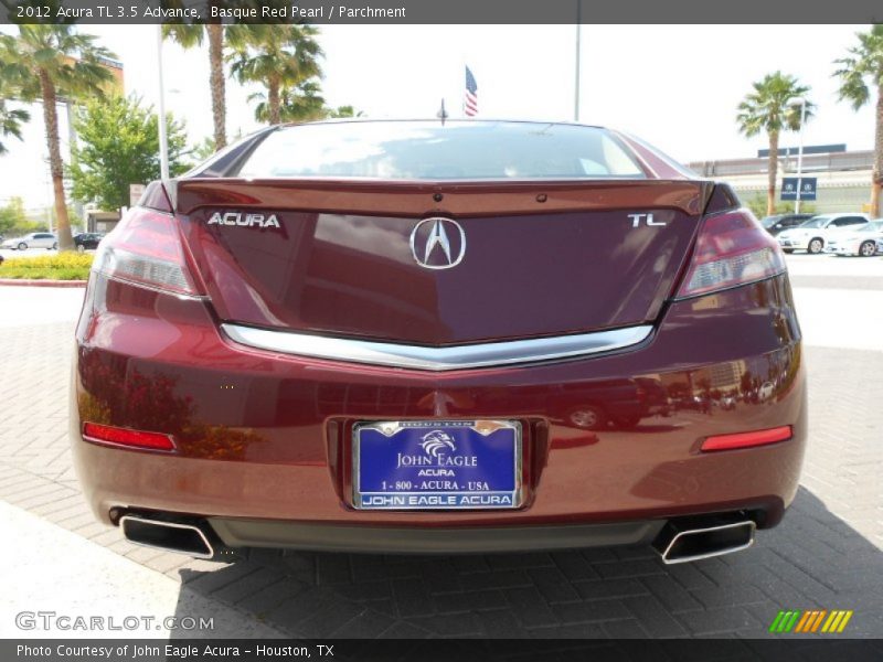 Basque Red Pearl / Parchment 2012 Acura TL 3.5 Advance