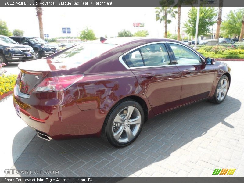 Basque Red Pearl / Parchment 2012 Acura TL 3.5 Advance