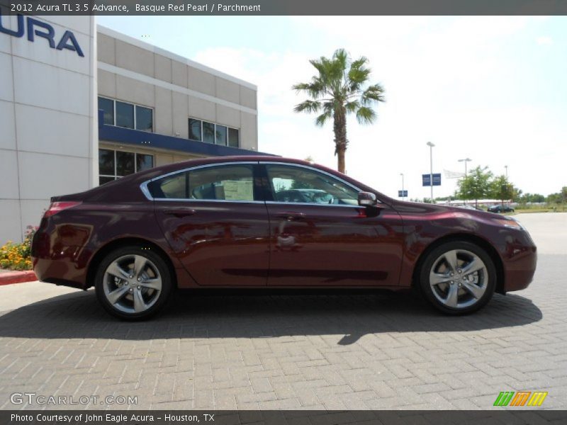 Basque Red Pearl / Parchment 2012 Acura TL 3.5 Advance