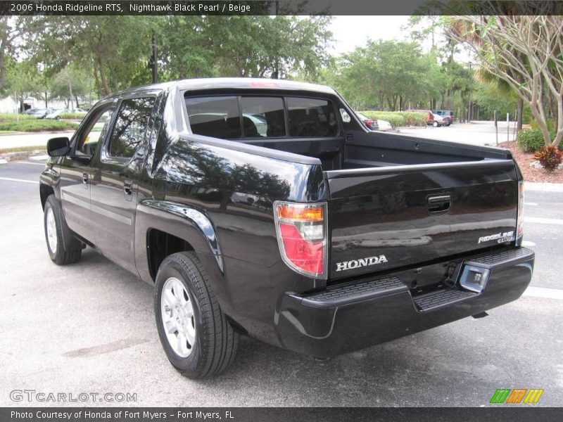 Nighthawk Black Pearl / Beige 2006 Honda Ridgeline RTS