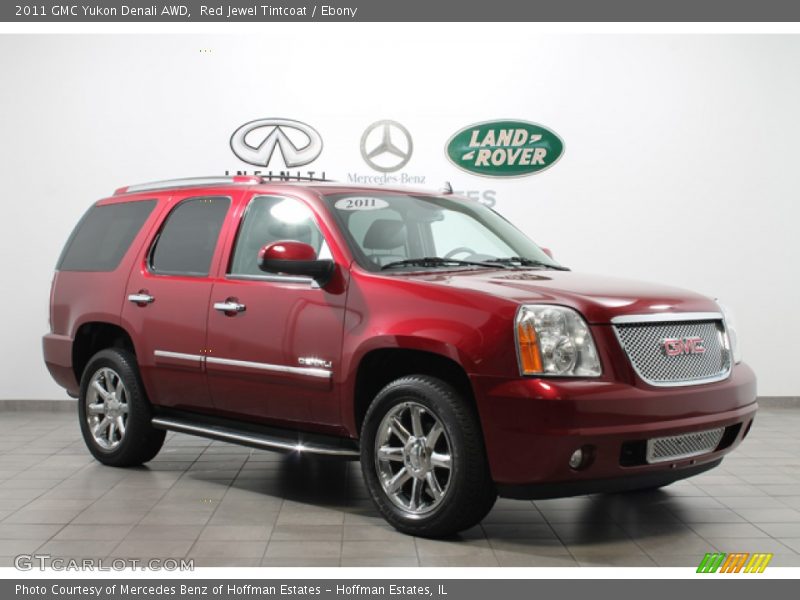 Red Jewel Tintcoat / Ebony 2011 GMC Yukon Denali AWD