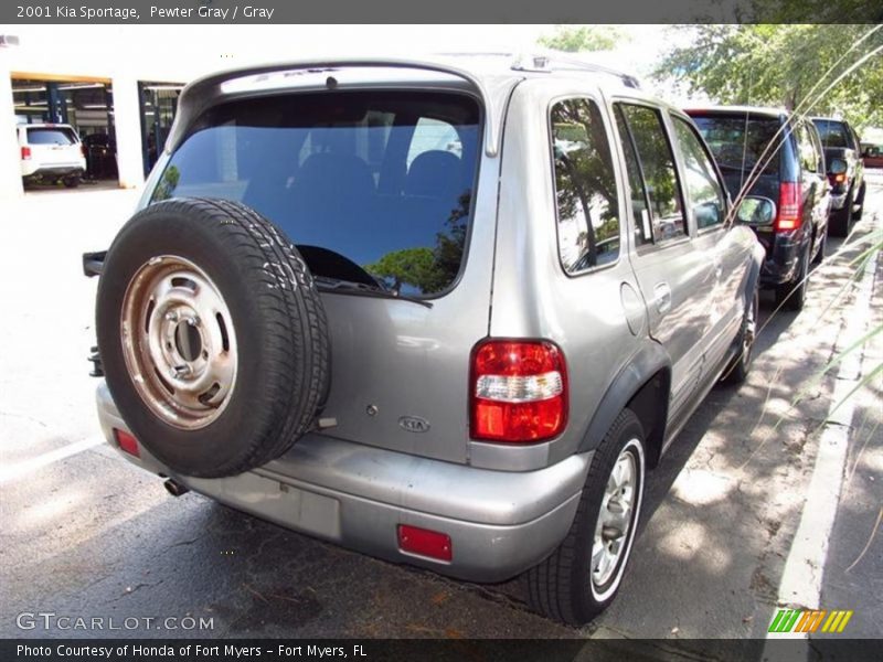 Pewter Gray / Gray 2001 Kia Sportage