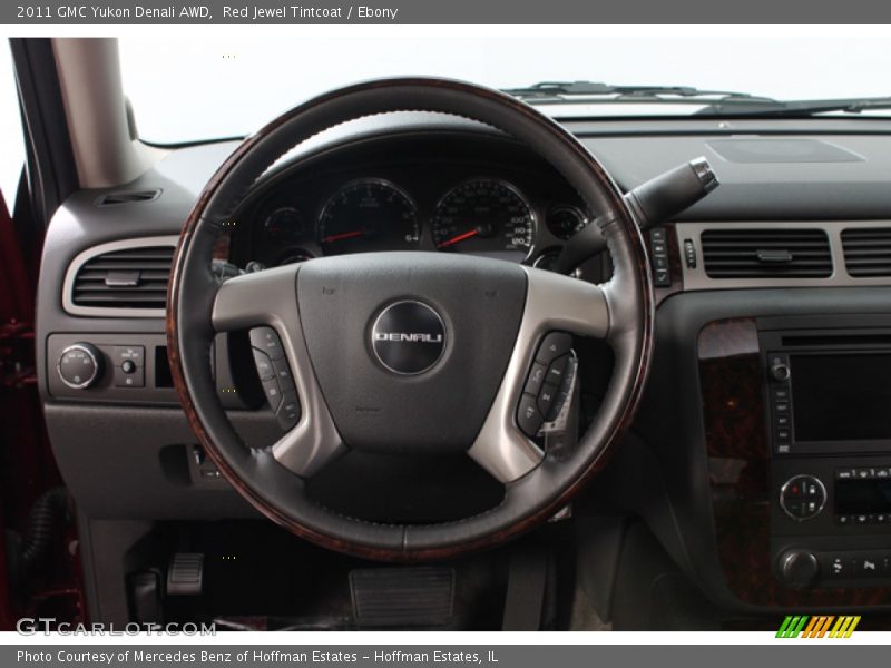 Red Jewel Tintcoat / Ebony 2011 GMC Yukon Denali AWD