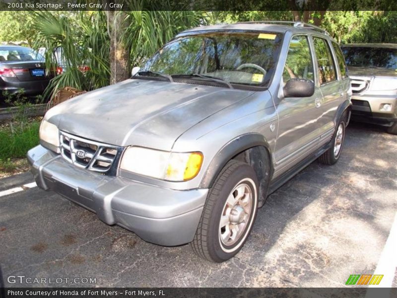 Pewter Gray / Gray 2001 Kia Sportage