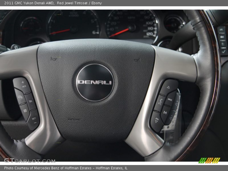 Red Jewel Tintcoat / Ebony 2011 GMC Yukon Denali AWD