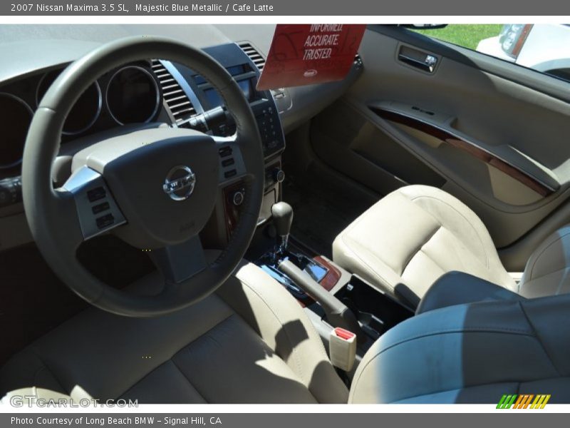 Majestic Blue Metallic / Cafe Latte 2007 Nissan Maxima 3.5 SL