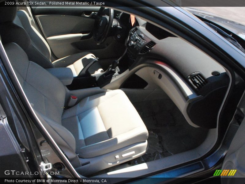 Polished Metal Metallic / Taupe 2009 Acura TSX Sedan
