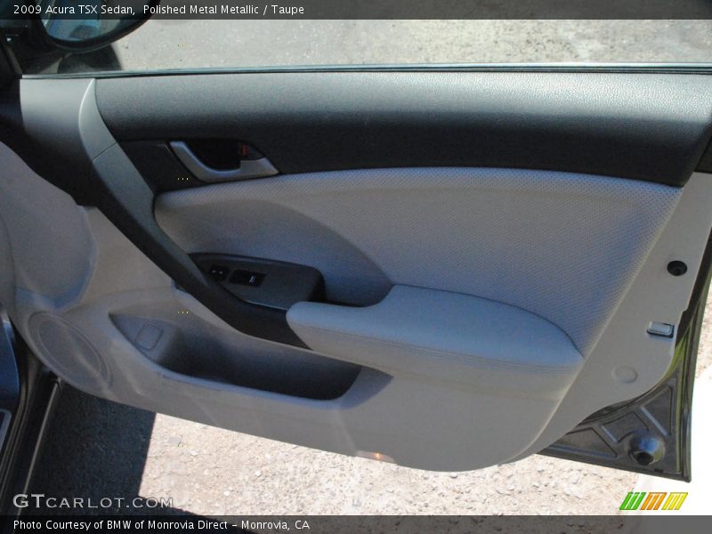Polished Metal Metallic / Taupe 2009 Acura TSX Sedan