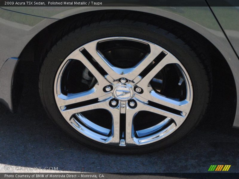 Polished Metal Metallic / Taupe 2009 Acura TSX Sedan