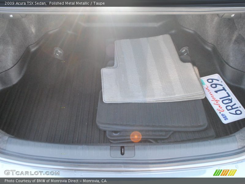 Polished Metal Metallic / Taupe 2009 Acura TSX Sedan