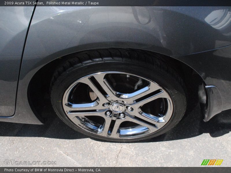 Polished Metal Metallic / Taupe 2009 Acura TSX Sedan