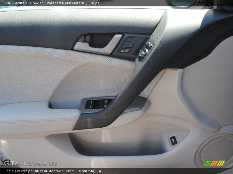 Polished Metal Metallic / Taupe 2009 Acura TSX Sedan