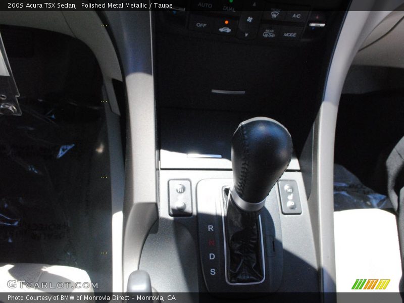 Polished Metal Metallic / Taupe 2009 Acura TSX Sedan