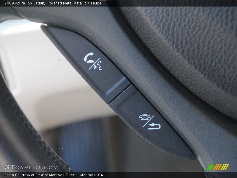 Polished Metal Metallic / Taupe 2009 Acura TSX Sedan