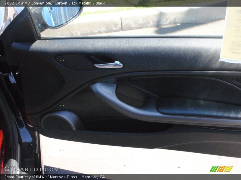 Carbon Black Metallic / Black 2002 BMW M3 Convertible