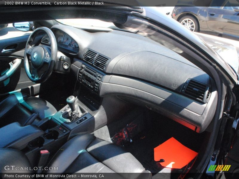 Carbon Black Metallic / Black 2002 BMW M3 Convertible
