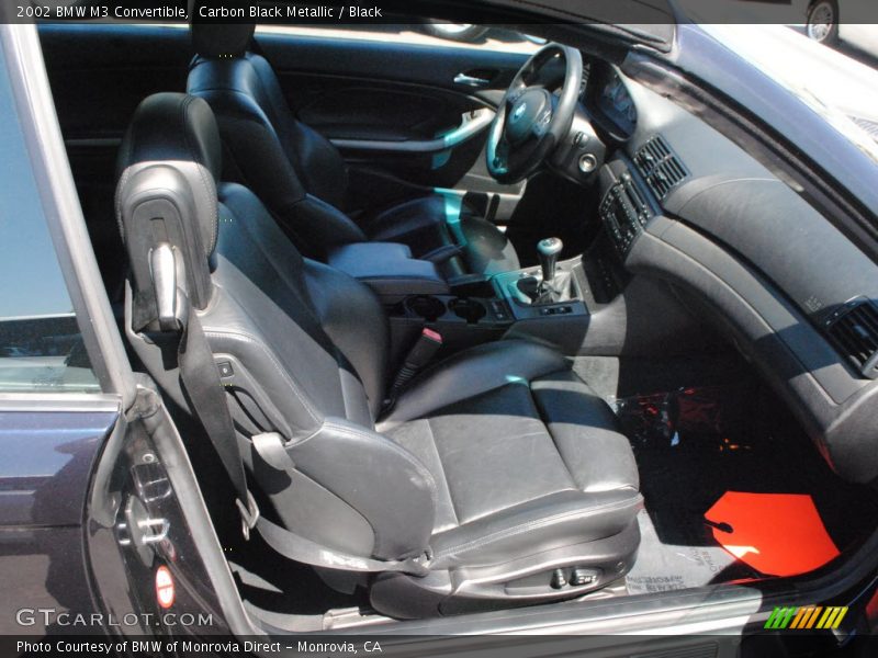 Carbon Black Metallic / Black 2002 BMW M3 Convertible