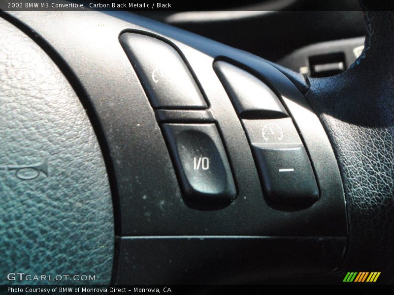 Controls of 2002 M3 Convertible