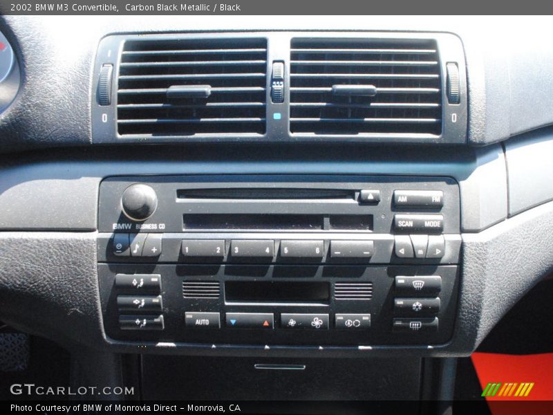 Controls of 2002 M3 Convertible