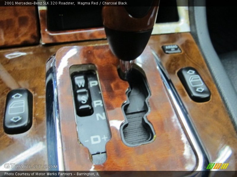 Magma Red / Charcoal Black 2001 Mercedes-Benz SLK 320 Roadster