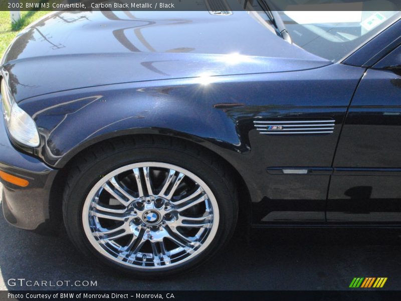 Carbon Black Metallic / Black 2002 BMW M3 Convertible