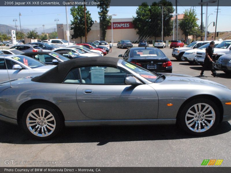 Quartz Metallic / Dove 2006 Jaguar XK XK8 Convertible