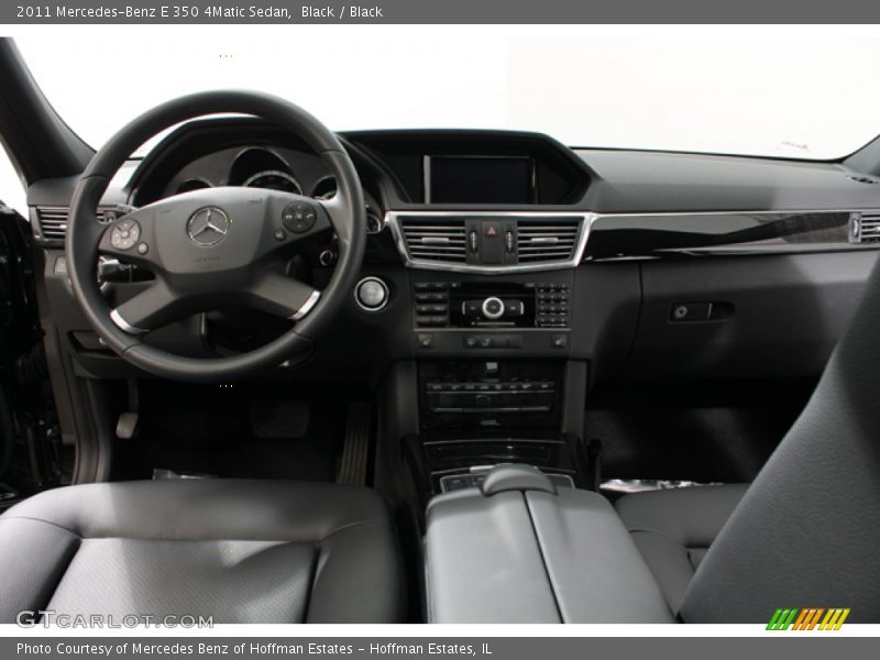 Black / Black 2011 Mercedes-Benz E 350 4Matic Sedan