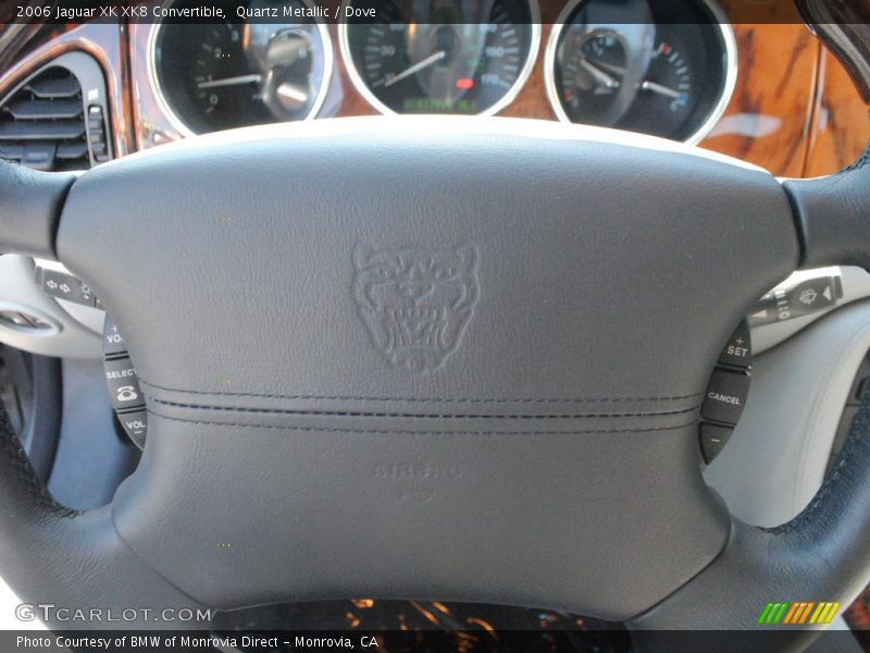 Quartz Metallic / Dove 2006 Jaguar XK XK8 Convertible