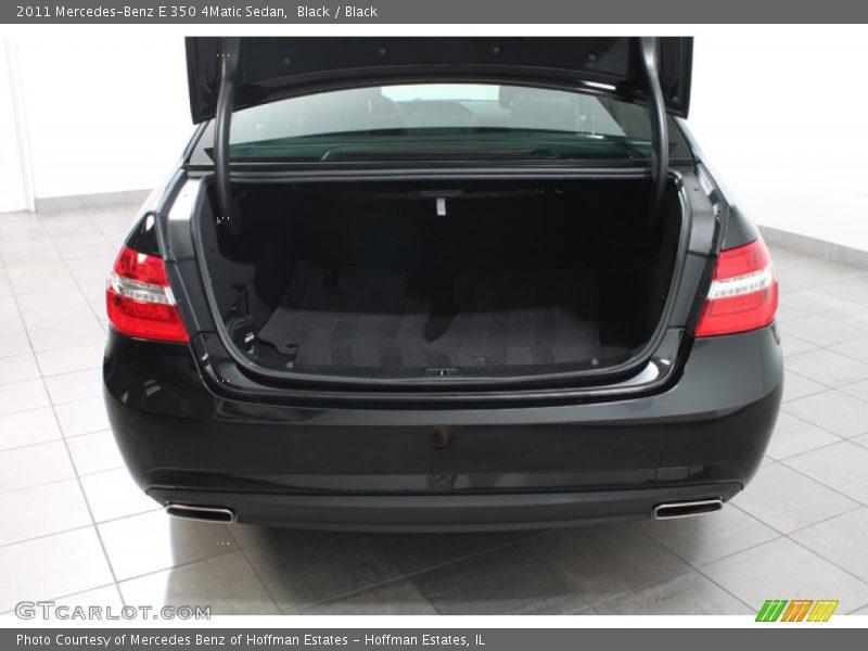 Black / Black 2011 Mercedes-Benz E 350 4Matic Sedan