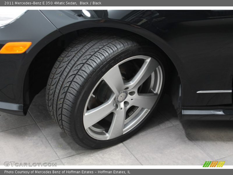 Black / Black 2011 Mercedes-Benz E 350 4Matic Sedan
