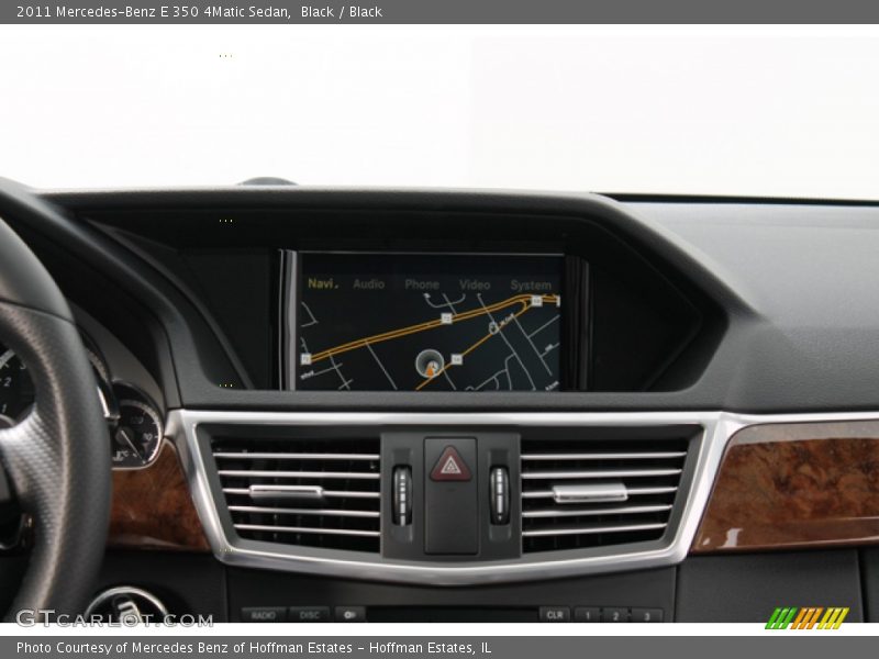 Black / Black 2011 Mercedes-Benz E 350 4Matic Sedan