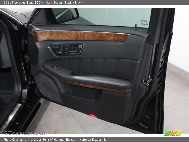 Black / Black 2011 Mercedes-Benz E 350 4Matic Sedan
