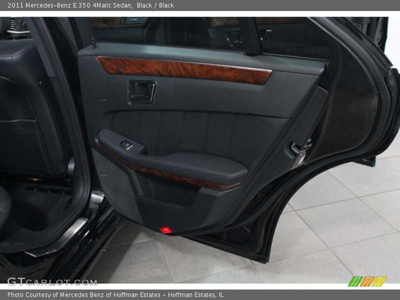 Black / Black 2011 Mercedes-Benz E 350 4Matic Sedan
