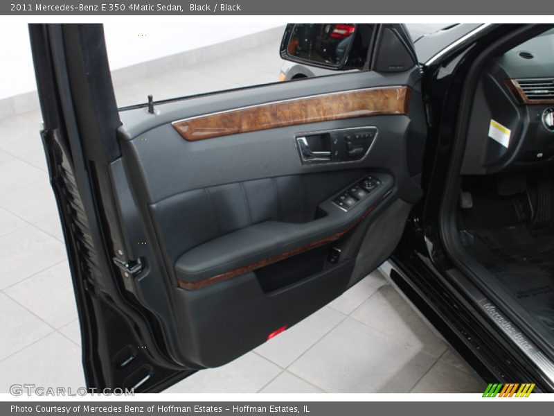 Black / Black 2011 Mercedes-Benz E 350 4Matic Sedan
